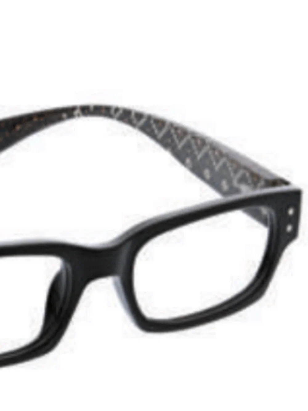 New Black Fair Isle Peepers Blue Light Block Glasses‎ +0.00